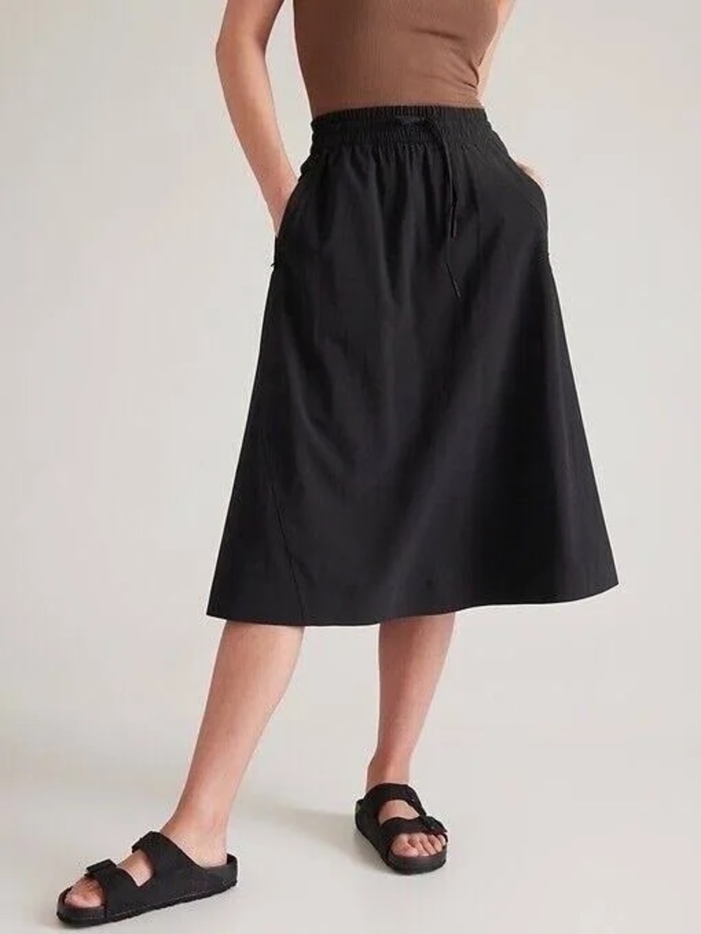 NWT, Athleta Arrival Skirt, Black